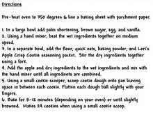 Load image into Gallery viewer, Apple Crisp Cookie Seasoning Packet & Recipe Card