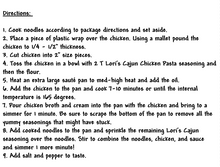 Load image into Gallery viewer, Cajun Chicken Pasta Seasoning Packet & Recipe Card