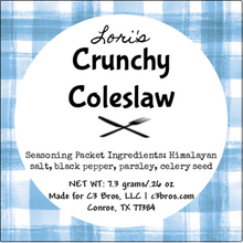 Load image into Gallery viewer, Crunchy Coleslaw Seasoning Packet & Recipe Card