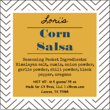 Load image into Gallery viewer, Corn Salsa Seasoning Packet & Recipe Card