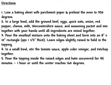 Load image into Gallery viewer, Meatloaf Seasoning Packet & Recipe Card