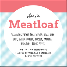 Load image into Gallery viewer, Meatloaf Seasoning Packet & Recipe Card