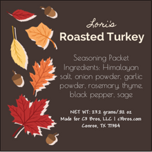 Load image into Gallery viewer, Roasted Turkey Seasoning Packet & Recipe Cards