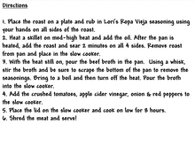 Load image into Gallery viewer, Ropa Vieja Seasoning Packet & Recipe Card