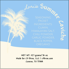 Load image into Gallery viewer, Summer Ceviche Seasoning Packet & Recipe Card