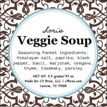 Load image into Gallery viewer, Veggie Soup Seasoning Packet & Recipe Card
