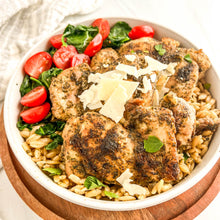 Load image into Gallery viewer, Parmesan Chicken &amp; Orzo Seasoning Packet &amp; Recipe Card