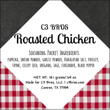 White Chicken Chili Seasoning Packet & Recipe Card – C3 Bros Spices