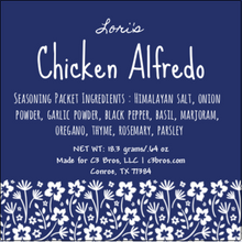 Load image into Gallery viewer, Chicken Alfredo Seasoning Packet &amp; Recipe Card