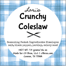 Load image into Gallery viewer, Crunchy Coleslaw Seasoning Packet &amp; Recipe Card