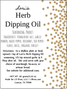 Herb Dipping Oil