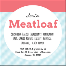 Load image into Gallery viewer, Meatloaf Seasoning Packet &amp; Recipe Card