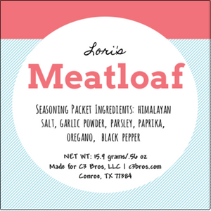 Meatloaf Seasoning Packet & Recipe Card