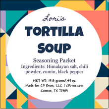 Load image into Gallery viewer, Tortilla Soup Seasoning Packet &amp; Recipe Card