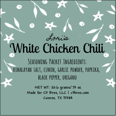 White Chicken Chili Seasoning Mix